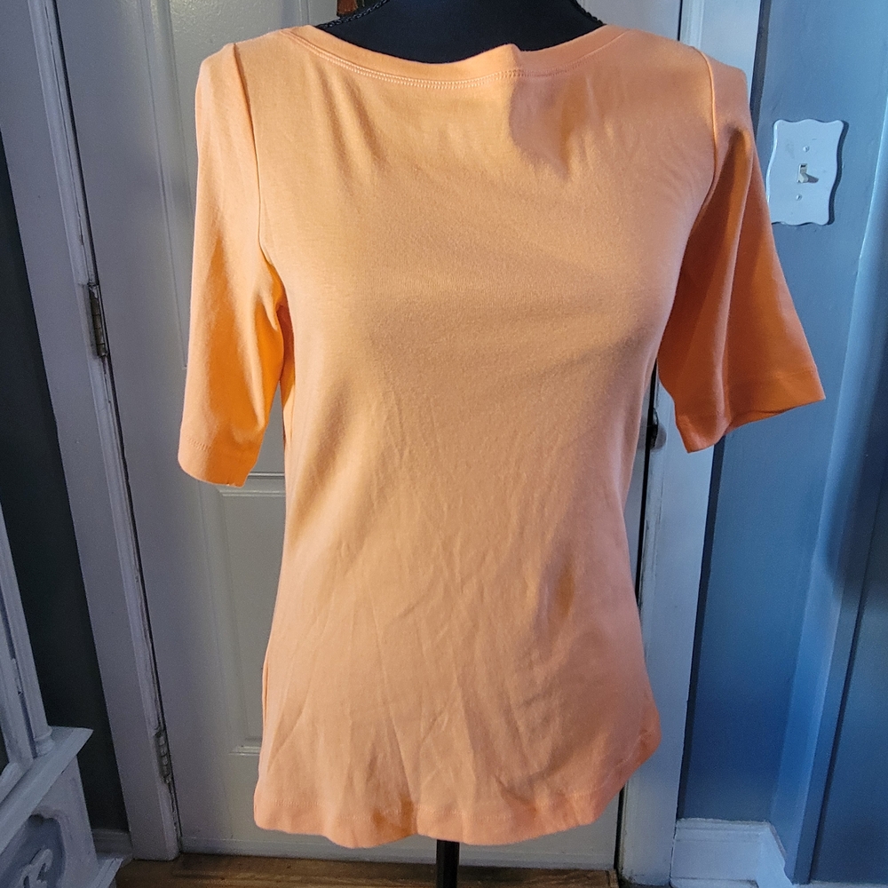 Tommy Bahama Orange Short Sleeve Women's Top